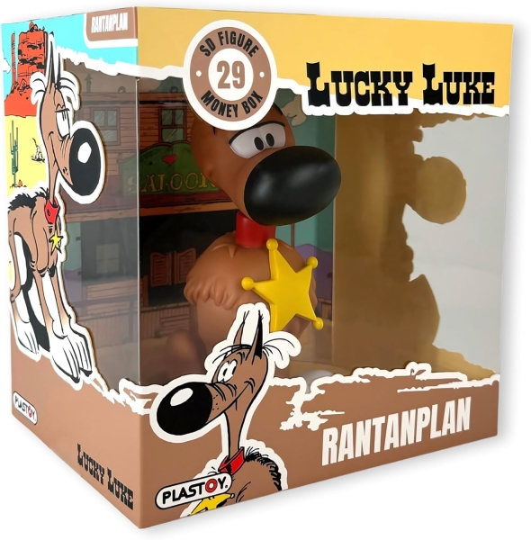 Lucky Luke Spardose aus Kunststoff "Rantanplan" von Plastoy